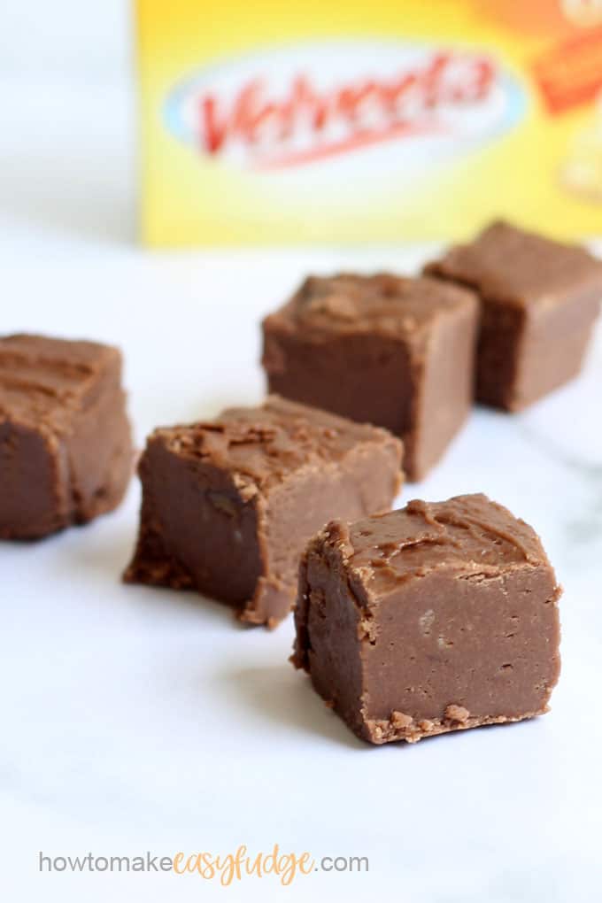 VELVEETA FUDGE! Creamy, delicious chocolate velveeta fudge is so easy