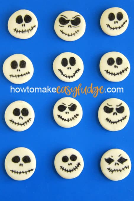 Jack Skellington Fudge for Halloween – How to make easy fudge! Video