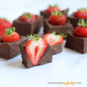 chocolate strawberry fudge