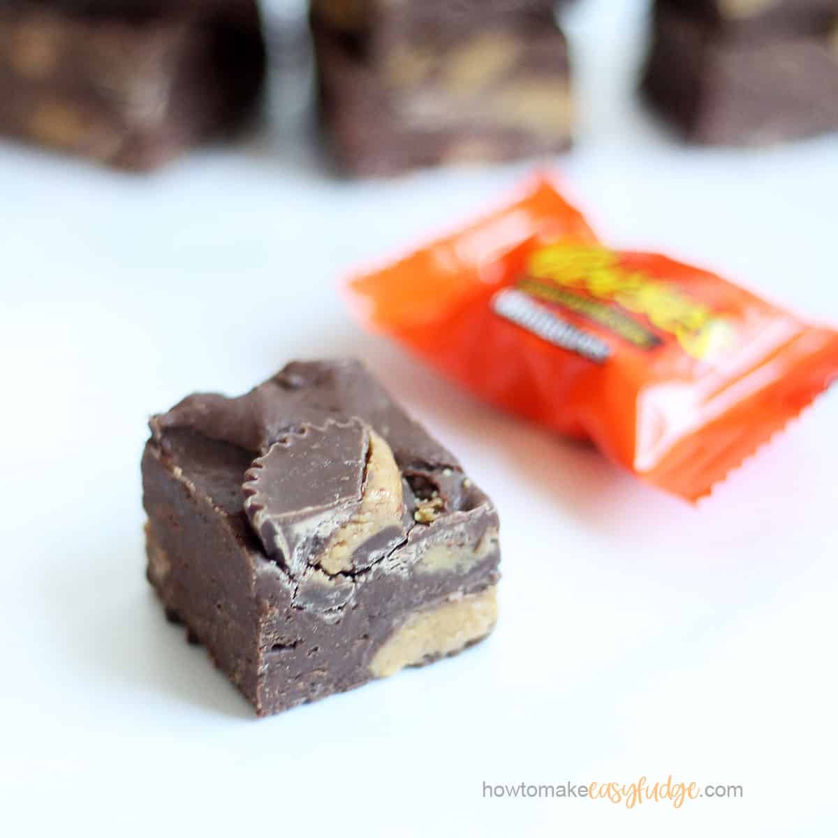 Reese's peanut butter cup chocolate fudge